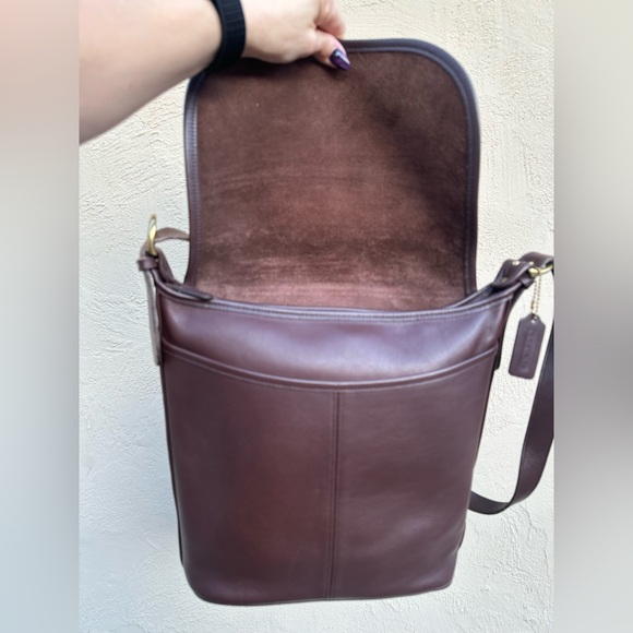 🦬 Vintage Coach Whitney  Mahogany Bag 4115 🦬 - Picture 9 of 13